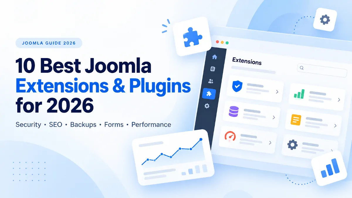 10 Best Joomla Extensions and Plugins for 2026