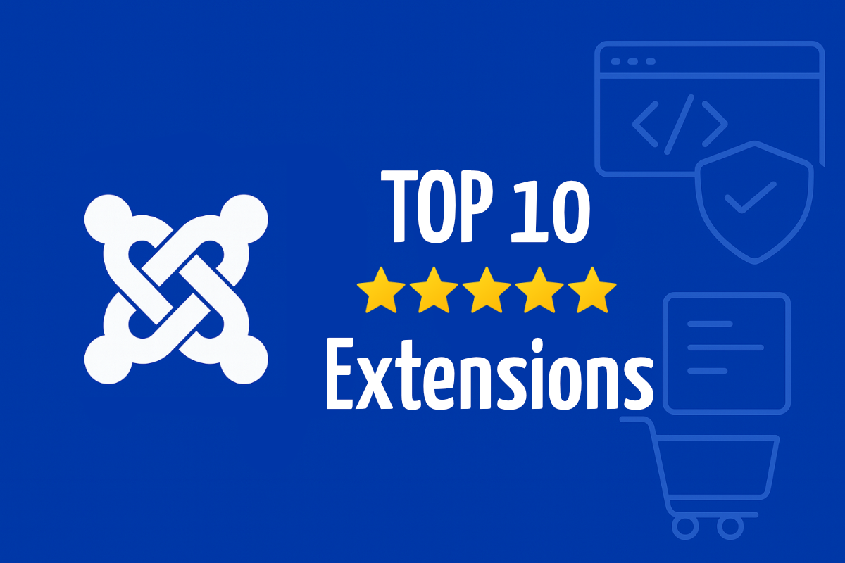 Top 10 Joomla Extensions auf Deutsch &ndash; Die besten Erweiterungen 2025