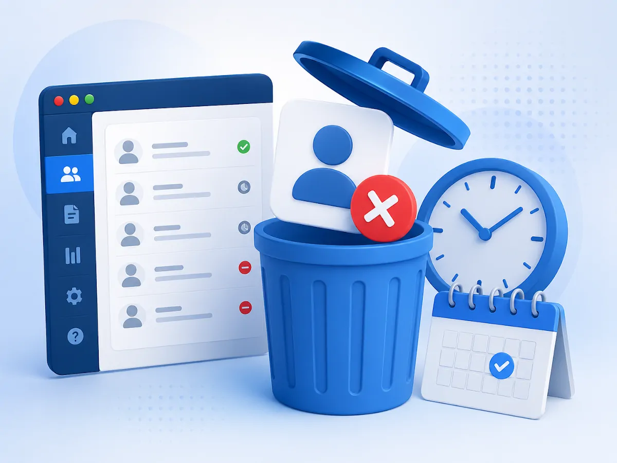Quick User Cleaner plugin for Joomla