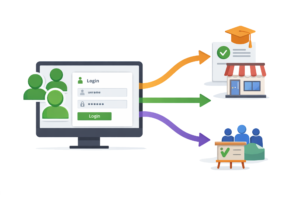 Select users and user groups in Quick User Redirect