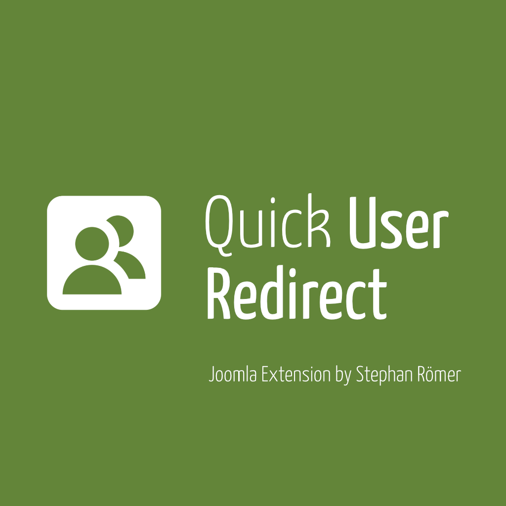 Quick User Redirect for Joomla