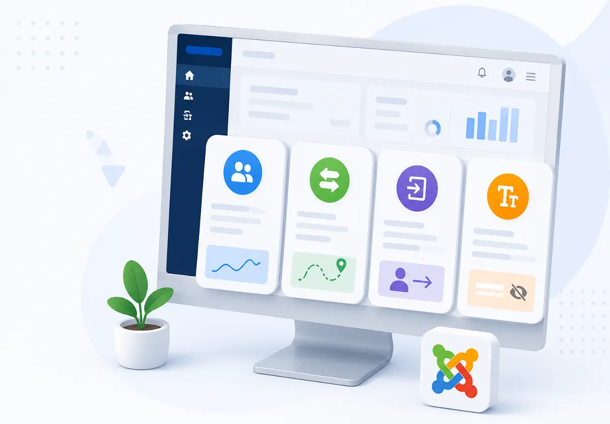 Professional Joomla extensions for user management, automation and privacy